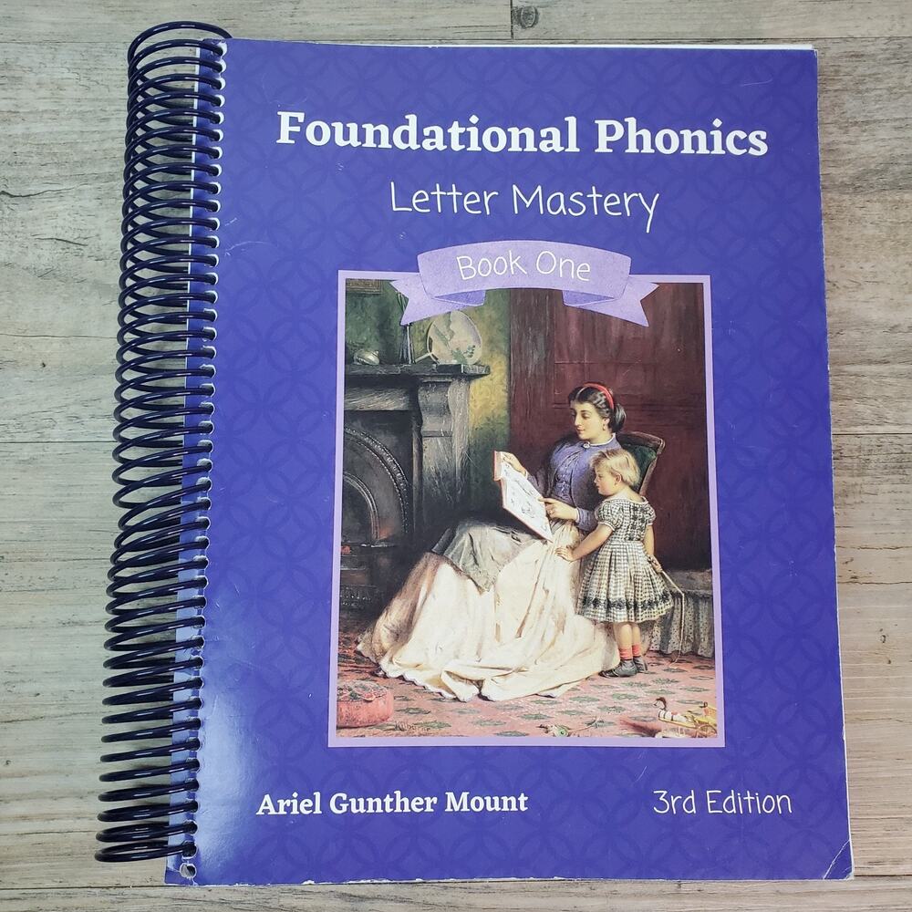 Foundational Phonics Book One Letter Mastery, 3rd Ed - Pgs 9-42 USED WRITTEN IN